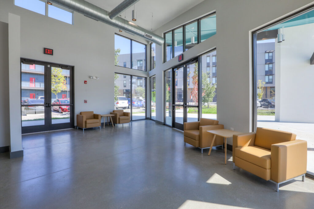 26th and Clarksville Community center building community center building