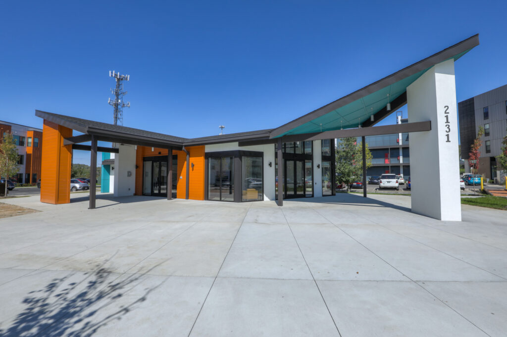 26th and Clarksville Community center building community center building