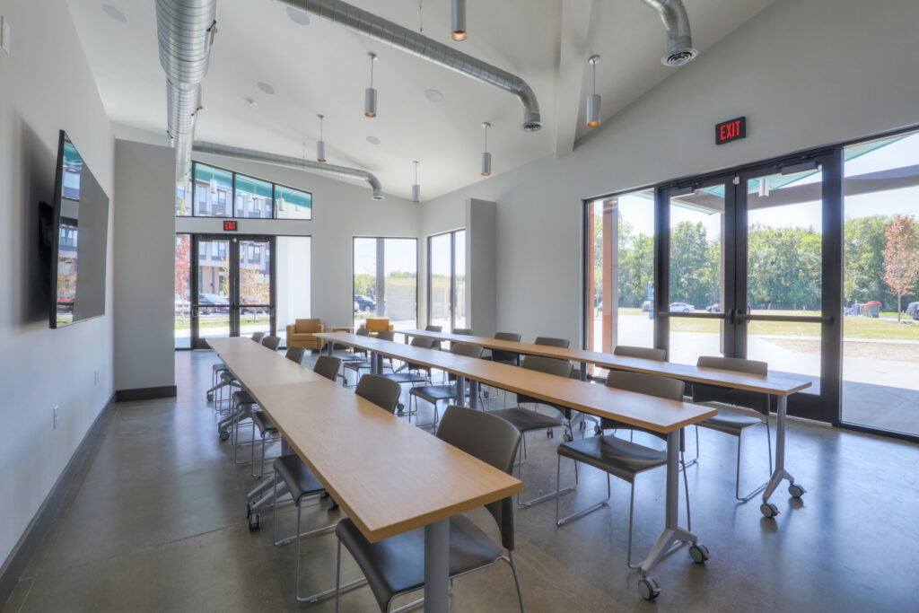 26th and Clarksville Community center building community center building