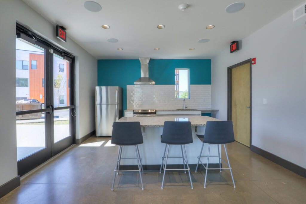 26th and Clarksville Community center building community center building