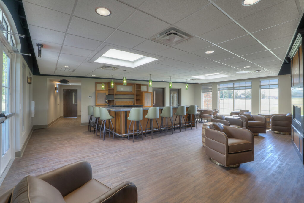 Fairview-Golf-Facility-club-house-02 Club, Club room, interior, sports facility, new construction