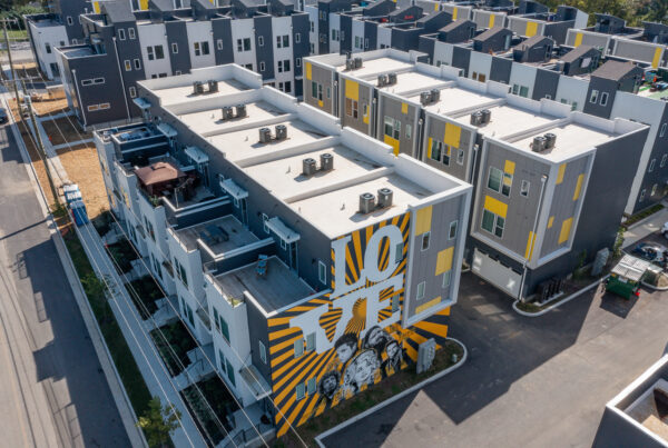 construction, townhome complex