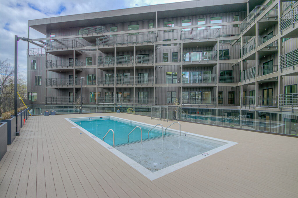 Hyve Nashville Condo Building Hyve, Nashville, Condo, building, construction, PieTown, Pool, Exterior