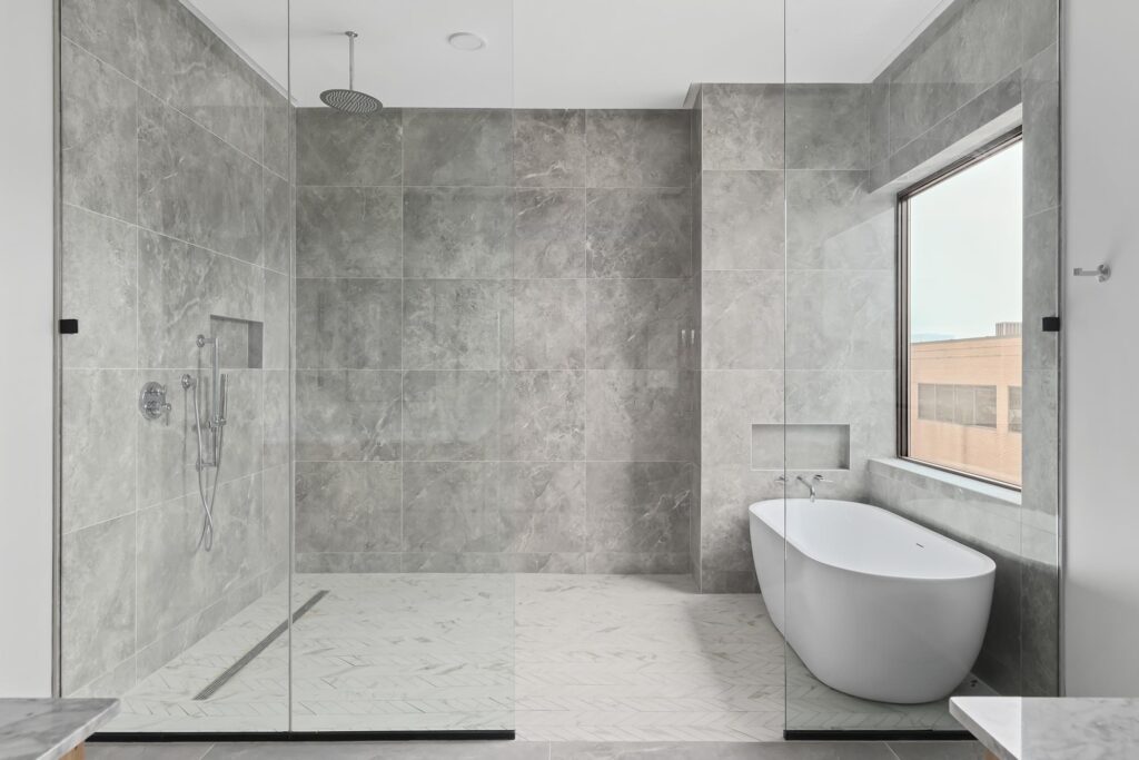 Malvern Condominium Building Malvern, Condominium, Condo, Building, Construction, Modern, Bathroom, Bath