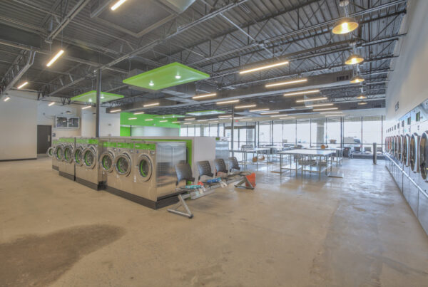 Washhouse, laundromat, buildout