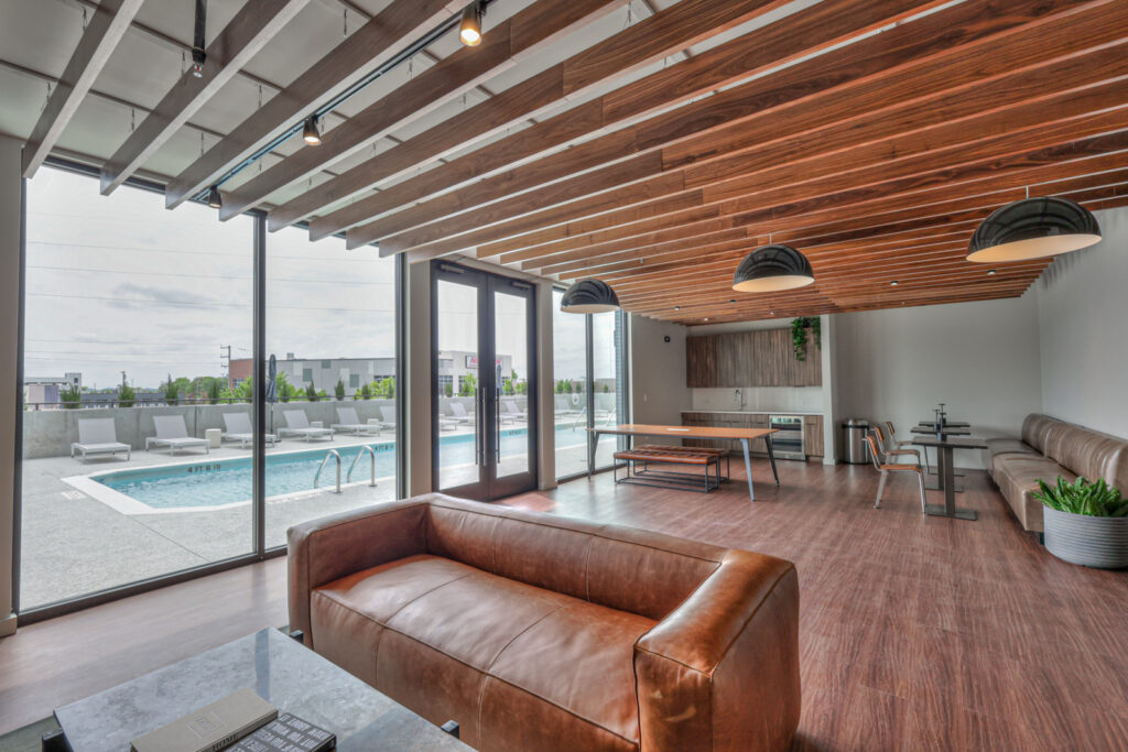 Reeve_Apt_Club_01 Interior, Apartment, Building, Nashville, Construction, lounge