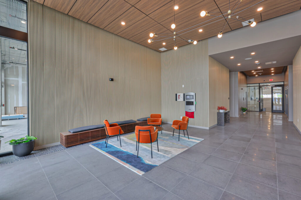 Reeve_Apt_Lobby_01 Interior, Apartment, Building, Nashville, Construction, Lobby, Entrance, Entry