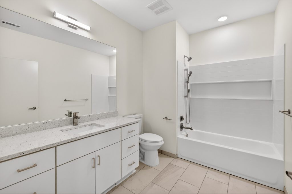 Phase 4 26th & Clarksville 05 Townhomes, complete, multifamily, construction, Nashville, housing, bathroom