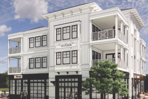 Rendering, Multifamily, Townhome, Construction, Nashville, Donelson, Aerial, Foundation, Commercial, Avenue, Exterior, Flats, Apartments, Neighborhood